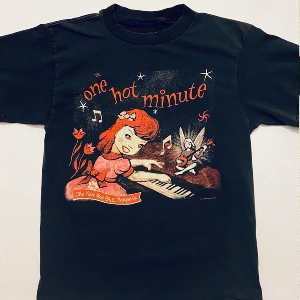Vintage 1995 Red Hot Chili Peppers One Hot Minute Album Tshirt Rhcp Shirt